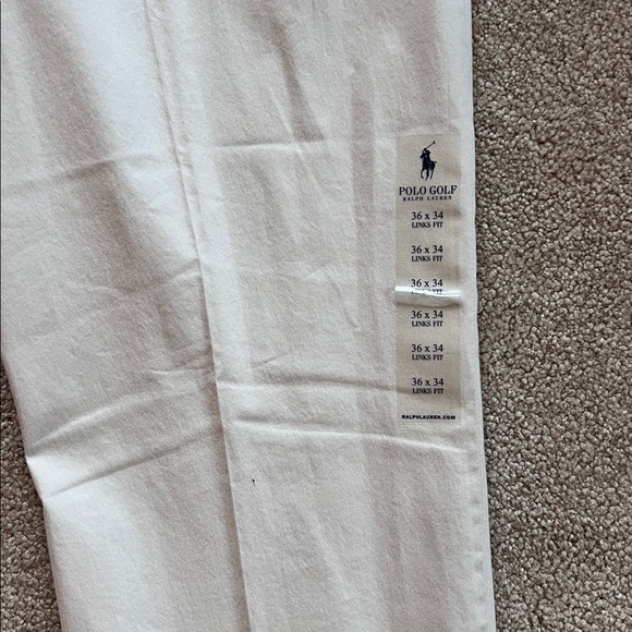 Mens Polo Ralph Lauren Golf Pants Links Fit Color Sand Size 36/34 - Picture 5 of 7